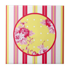 Azulejo De Cerámica Viñeta de algodón