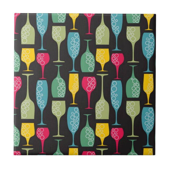 Azulejo De Cerámica Vino (Frente)