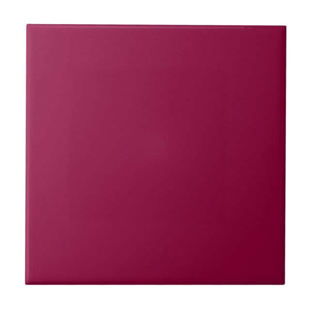 Azulejo De Cerámica Vino Tinto Sólido (Frente)
