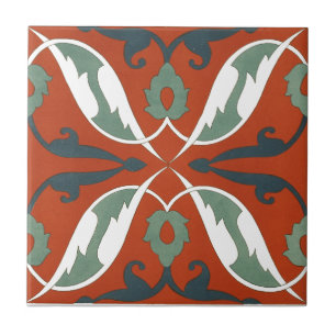 Azulejo De Cerámica Vintage 1884 Personalizar de arte cerámico ornamen
