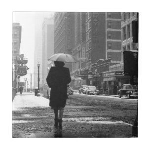 Azulejo De Cerámica Vintage Kansas City West 12th Street