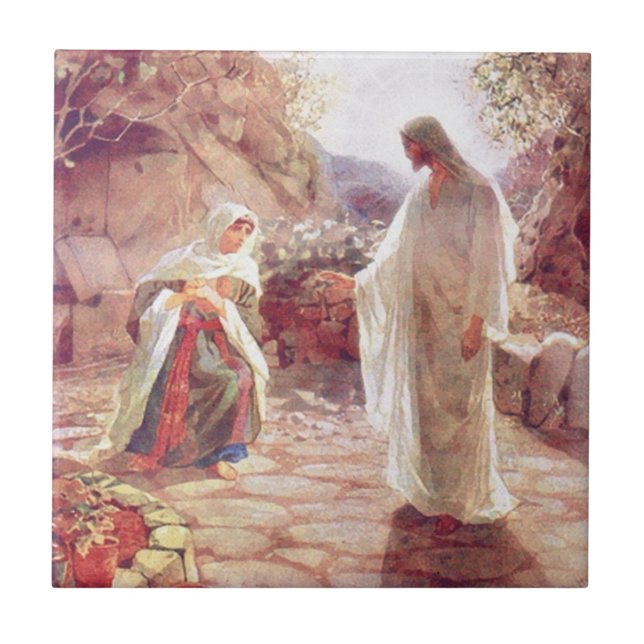 Azulejo De Cerámica Vintage: pascua - (Frente)