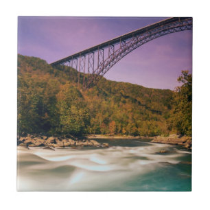 Azulejo De Cerámica Virginia Occidental, parque de estado Babcock