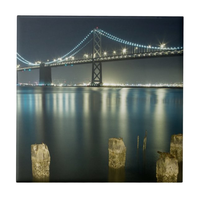 Azulejo De Cerámica Virutas a lo largo del Embarcadero, San Francisco (Frente)