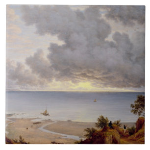 Azulejo De Cerámica Visión desde Shanklin, isla del Wight, c.1827