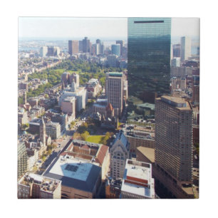 Azulejo De Cerámica Vista aérea de Boston