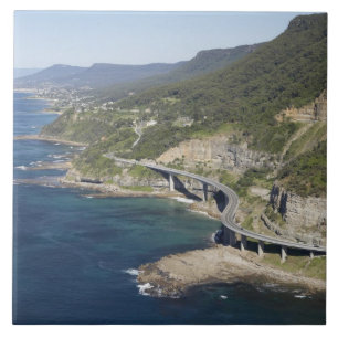 Azulejo De Cerámica Vista aérea del puente Sea Cliff cerca de Wollong