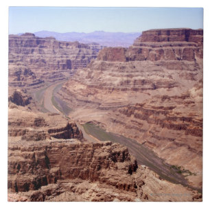 Azulejo De Cerámica Vista del Gran Cañón, Arizona