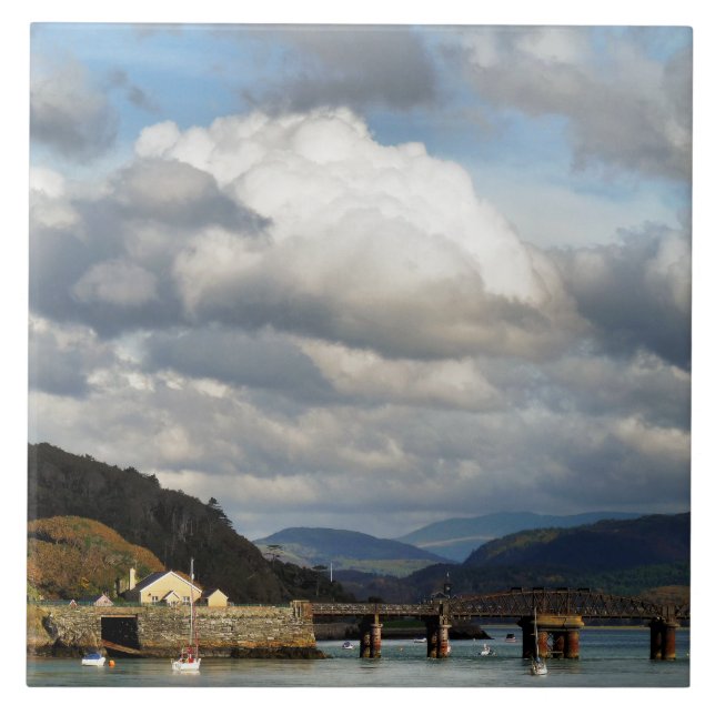 AZULEJO DE CERÁMICA VISTAS DE GALES (Frente)