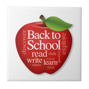 Azulejo De Cerámica Volver a la escuela