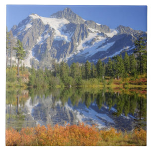 Azulejo De Cerámica WA, Área Recreativa Heather Meadows, Mt.