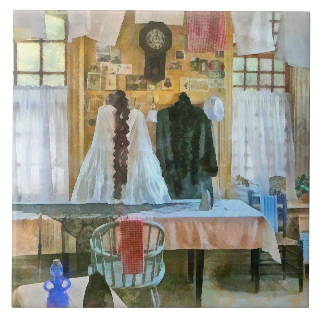 Azulejo De Cerámica Washday (Frente)