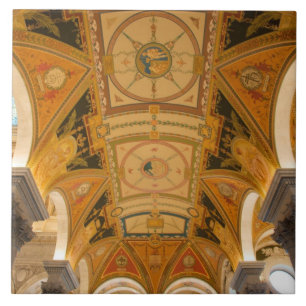 Azulejo De Cerámica WASHINGTON, D.C. EE. UU. Techo del segundo piso