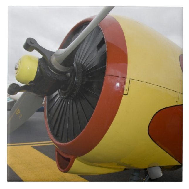 Azulejo De Cerámica Washington, Olympia, airshow. militar (Frente)