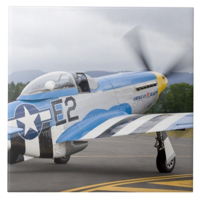 Azulejo De Cerámica Washington, Olympia, airshow. militar (Frente)