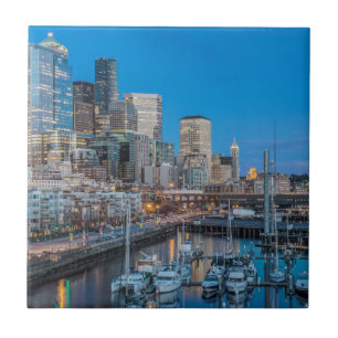 Azulejo De Cerámica Waterfront y Downtown