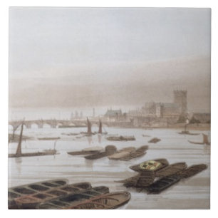 Azulejo De Cerámica Westminster del puente de Waterloo, th de