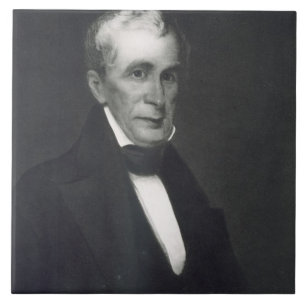 Azulejo De Cerámica William Henry Harrison, 9no presidente de la unió