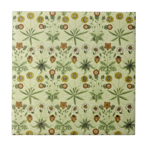 Azulejo De Cerámica William Morris Design #4