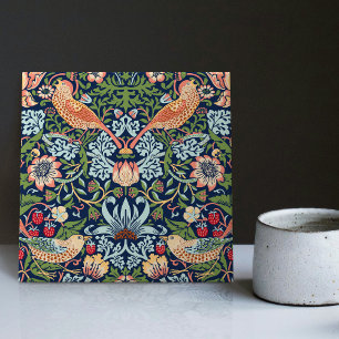 Azulejo de cerámica William Morris Strawberry Thie
