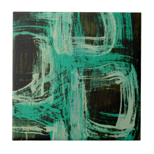 Azulejo De Cerámica Windows Aquamarine I