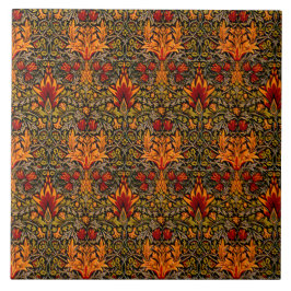 Azulejo De Cerámica Wm. Morris Saturado
