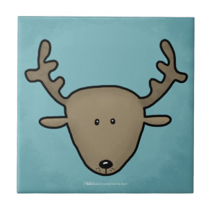 Azulejo De Cerámica Woodland Critters-Best Forest Friends-Deer