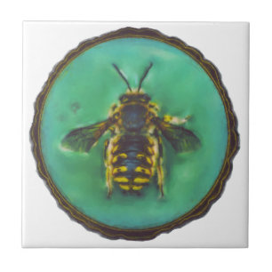 Azulejo De Cerámica Wool Carder Bee