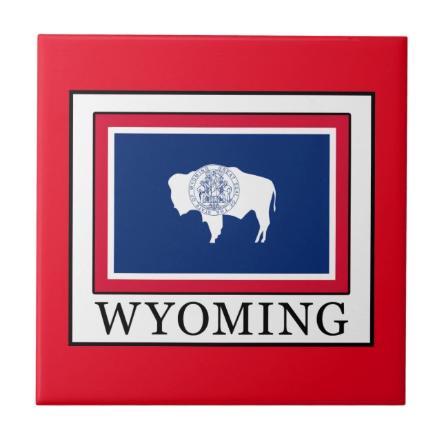 Azulejo De Cerámica Wyoming (Frente)