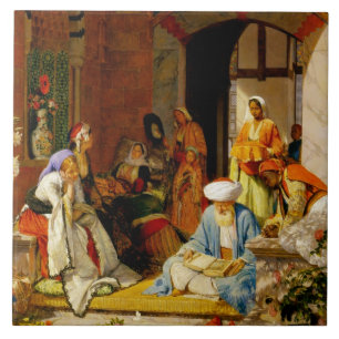 Azulejo De Cerámica "Y el rezo de la fe ahorrará al enfermo", para