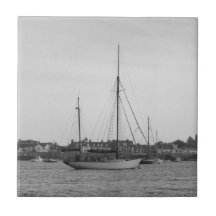 Yate de madera clásico