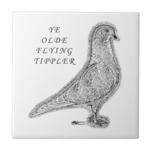 Azulejo De Cerámica Ye Olde Tippler Pigeon