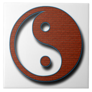 Azulejo De Cerámica Yin Yang por Shirley Taylor