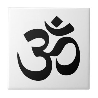 Azulejo De Cerámica Yoga de OM