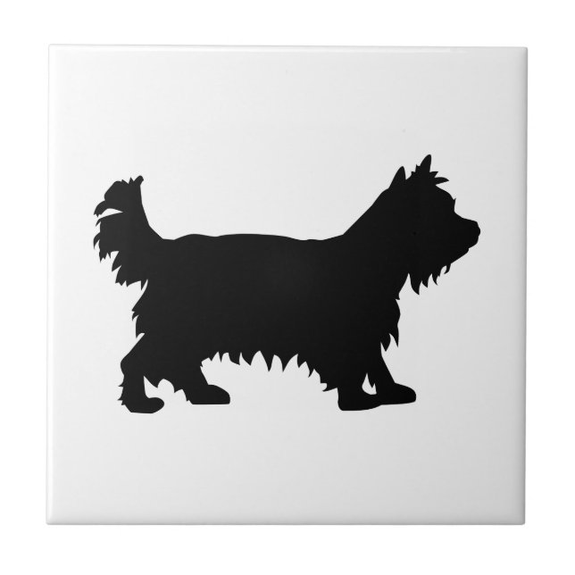 Azulejo De Cerámica Yorkshire Terrier (Frente)