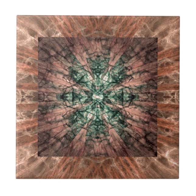 Azulejo De Cerámica Yucca Op Quilt (Frente)