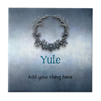 Azulejo de cerámica Yule personalizable