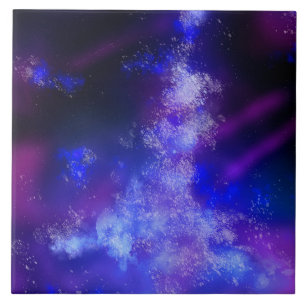 Azulejo de cerámica zafiro azul cielo nocturno