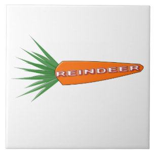 Azulejo De Cerámica Zanahoria para Navidades mosaico de renos