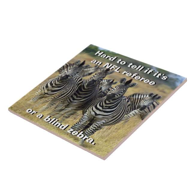 Azulejo De Cerámica Zebra Herd (Lado)