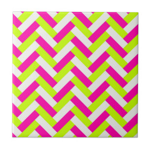 Azulejo De Cerámica Zigzag tejido neón enrrollado Chevron los Andes