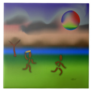 Azulejo De Cerámica Zinglees ~ Abril