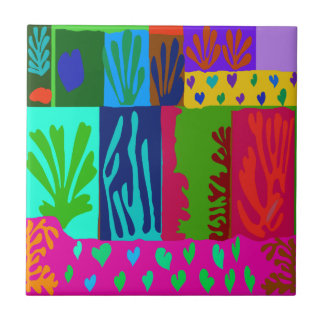 Azulejo de Colage Inspirado en Matisse II