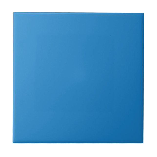 Azulejo de Color Sólido Azul Denim (Frente)