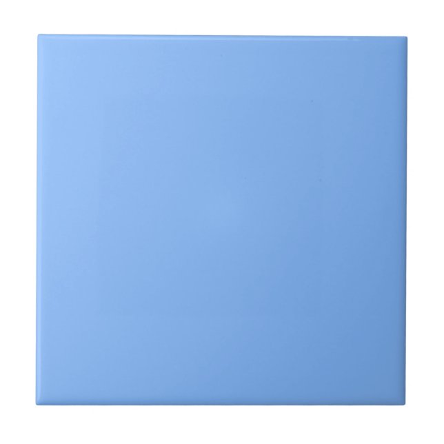 Azulejo de Color Sólido Azul Turquesa (Frente)