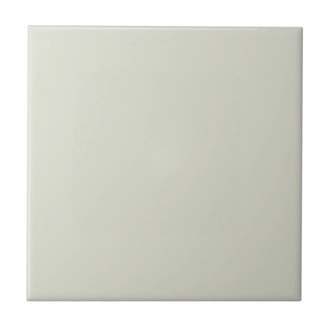 Azulejo de Color Sólido Verde Neutral Pastel (Frente)