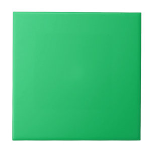 Azulejo de Color Sólido Verde Trébol