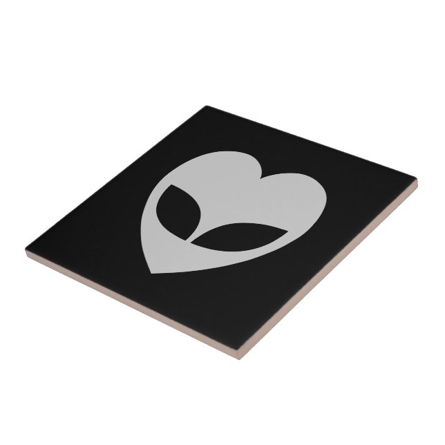 Azulejo de Corazón de Amor Alien (Lado)