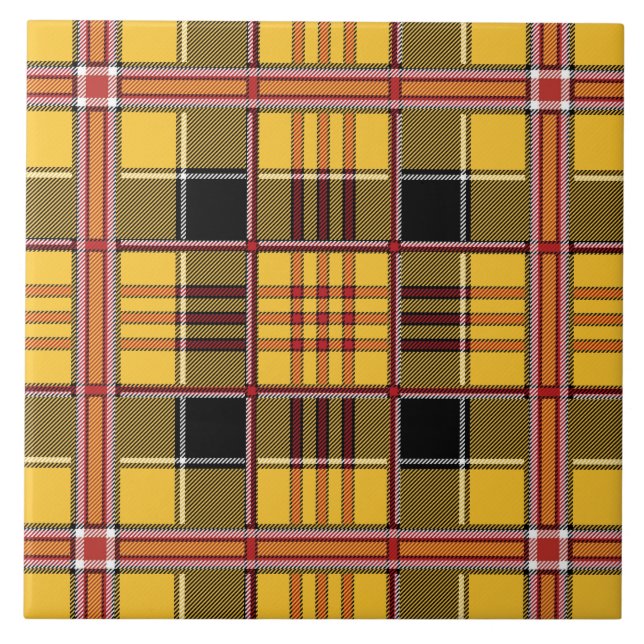 azulejo de cuadro amarillo (Frente)
