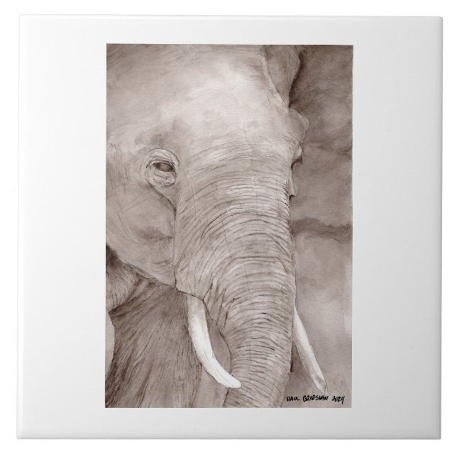 azulejo de elefante (Frente)